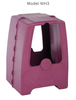 Polypropylene Weather Hood with Enclosed Pedestal, perfect for rain, sleet, or snow, in Grape Color compatible with All Storms & Plastec 15-25 Corrosion-resistant exhaust blowers